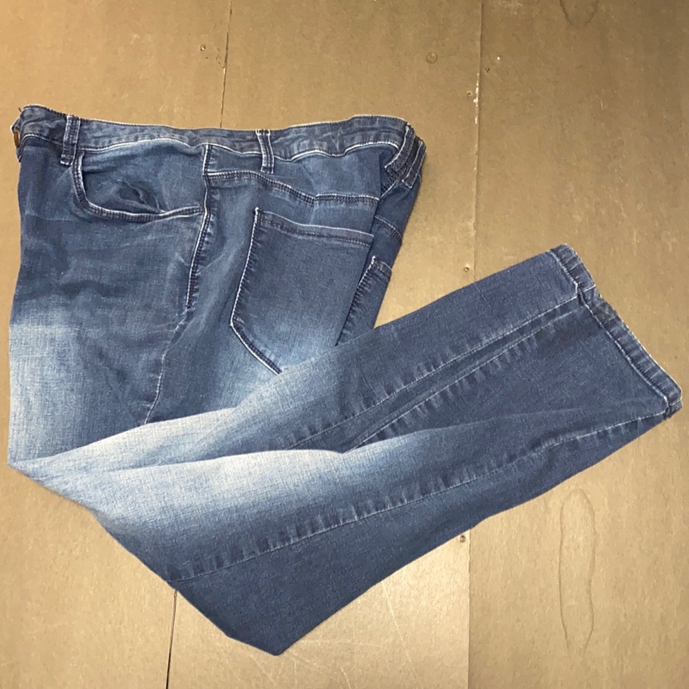 Adam Levine The Sedgwick Large Blue Distress Denim Jeggings